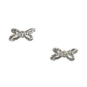 Kate Spade Tied Up Pave Bow Stud Earrings